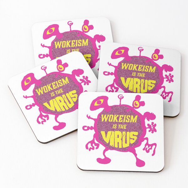 Item preview, Wokeism is the Virus 80s 90s colors designed and sold by pelagio.