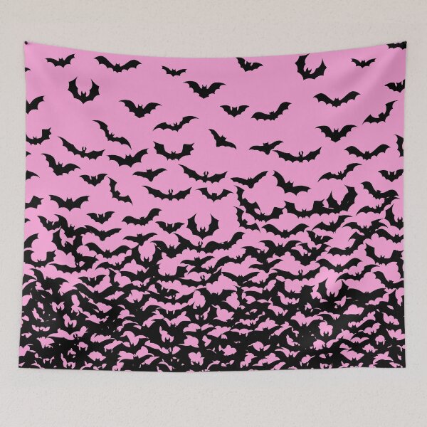 Item preview, Bats on Pastel Pink Print, Bat Design, Bat Print, Halloween Print, I love Bats Print designed and sold by PinHookPrincess.