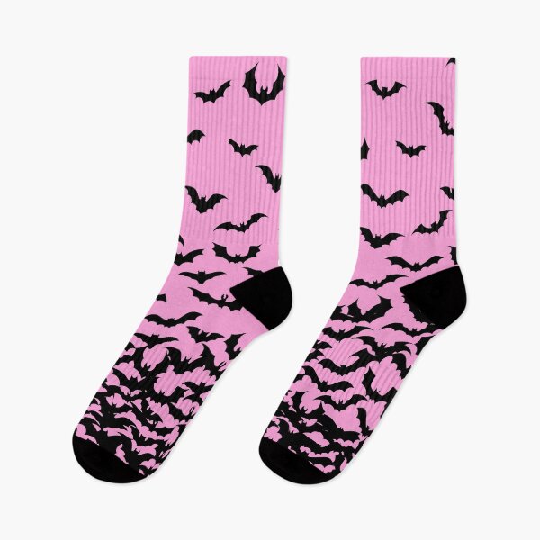Item preview, Bats on Pastel Pink Print, Bat Design, Bat Print, Halloween Print, I love Bats Print designed and sold by PinHookPrincess.
