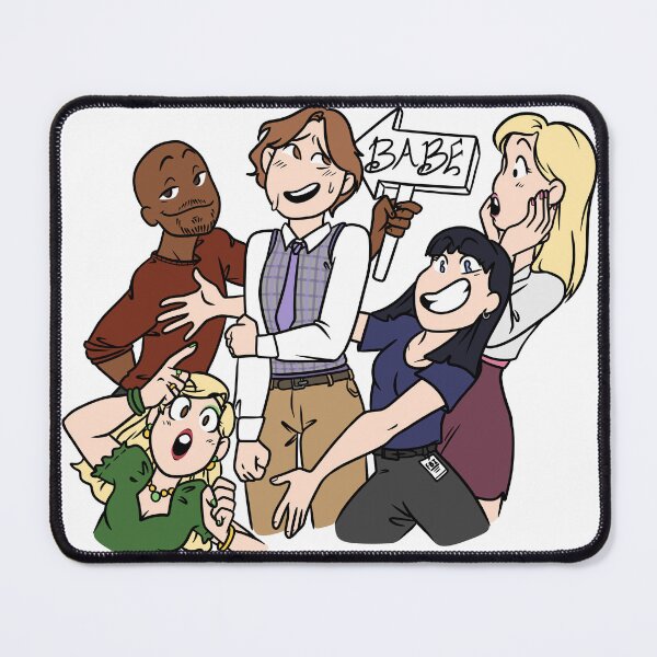 Item preview, Supportive Team and Embarrased Babe designed and sold by artcake.