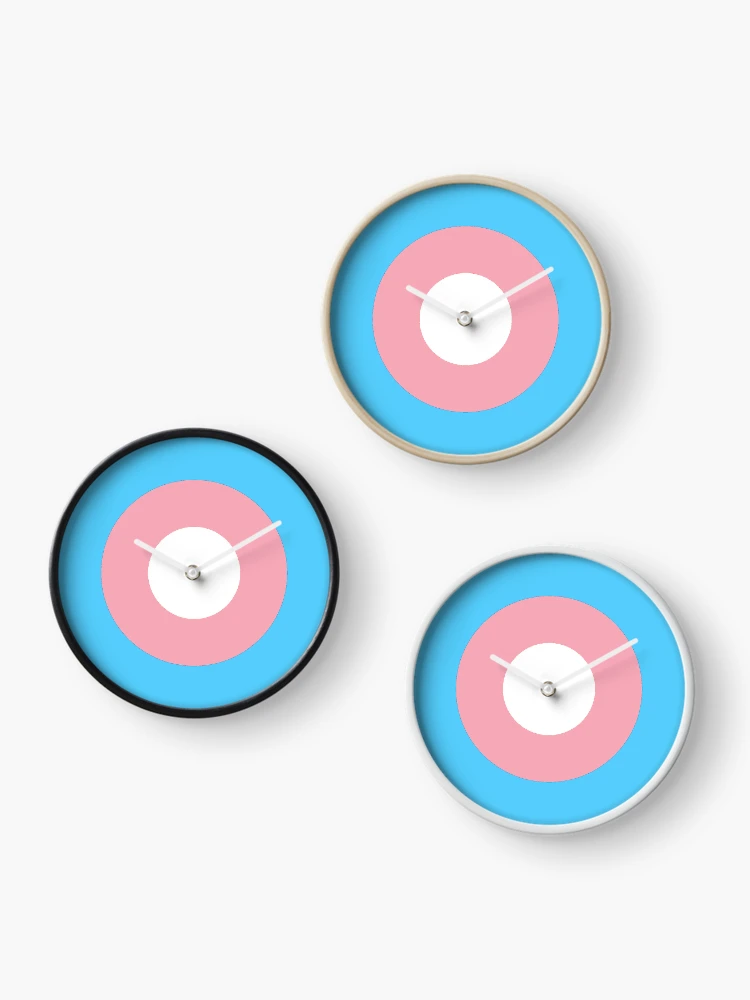 Imagen 3 de 4, Reloj con la obra Trans Retro Mod Roundel, diseñada y vendida por ModSupporters.