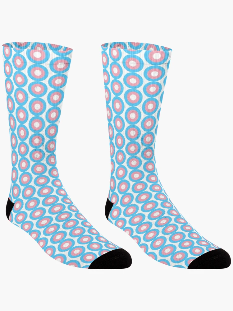 Thumbnail 3 of 5, Socks, Trans Retro Mod Roundel designed and sold by ModSupporters.