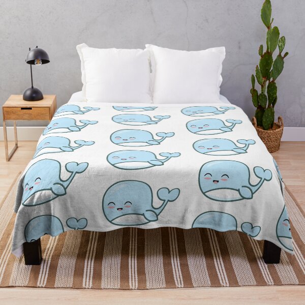 Item preview, Blue Kawaii Whale designed and sold by Adidit.