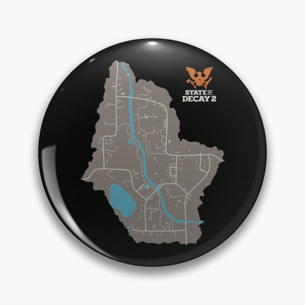Item preview, State of Decay 2 Map (Meagher Valley) designed and sold by The Pathfinders.