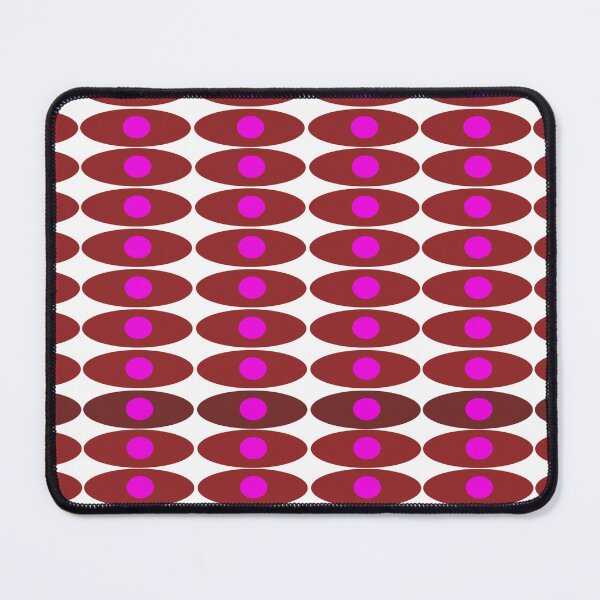 Item preview, Horizontal brown and hot pink ellipses designed and sold by Becky Hunter.