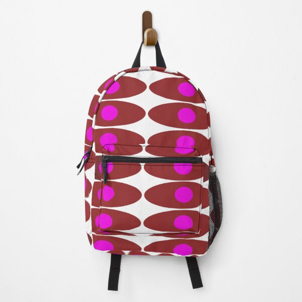 Item preview, Horizontal brown and hot pink ellipses designed and sold by Becky Hunter.