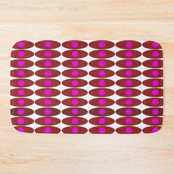 Item preview, Horizontal brown and hot pink ellipses designed and sold by Becky Hunter.