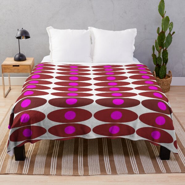 Item preview, Horizontal brown and hot pink ellipses designed and sold by Becky Hunter.