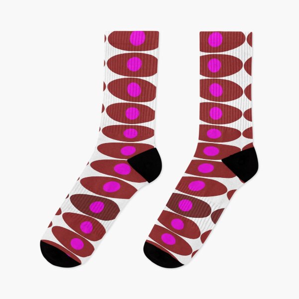 Item preview, Horizontal brown and hot pink ellipses designed and sold by Becky Hunter.