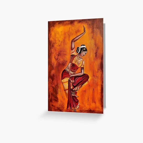 そろそろ残り少なく(u_u)【インド布絵】「BHARAT NATYAM」／送料込 Bharatanatyam Dancer-2 Art Print, Wall Decor - Etsy Canada