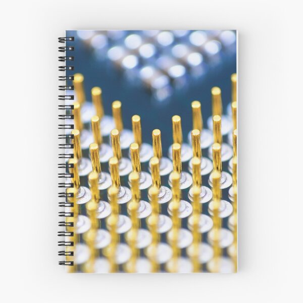 Item preview, cpu pins and chip, microchip processor legs computer component technology computer nerd. Macro photography designed and sold by Marcin Adrian.