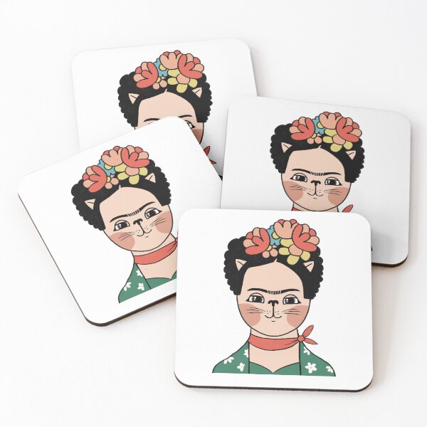 Item preview, Frida Khalo cat designed and sold by SolArt88.