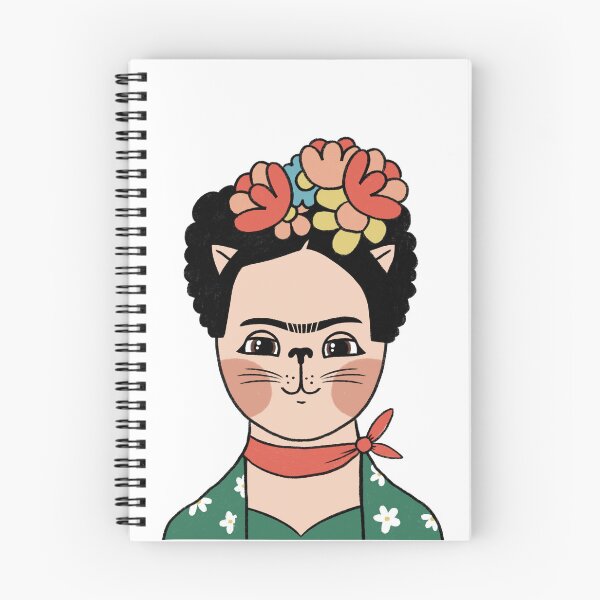Item preview, Frida Khalo cat designed and sold by SolArt88.