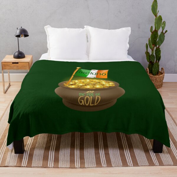 Item preview, Ireland IS the Pot of Gold (on Dark Green) designed and sold by PawsitiveMum.