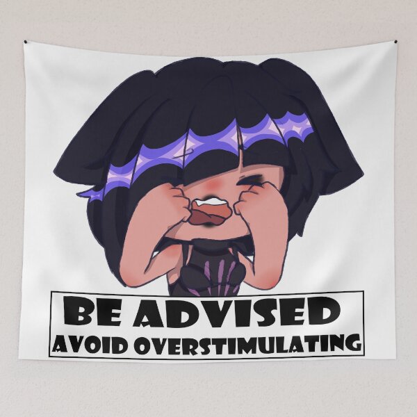 Item preview, Be Advised Avoid Overstimulating designed and sold by Nyamelon.