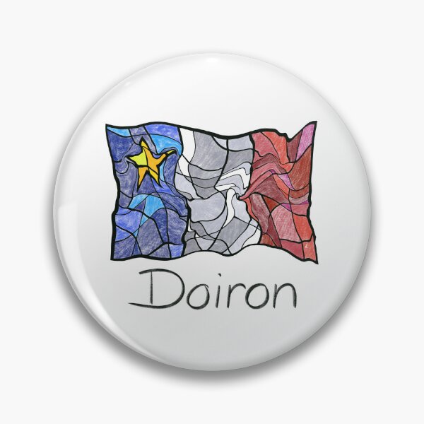 Item preview, Acadian Flag pastel liquid mosaic Doiron  - Drapeau acadien mosaïque liquide pastel vitrail Doiron designed and sold by ColoursOfFrance.