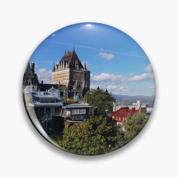 Item preview, View of St Lawrence River and Frontenac Castle, Quebec City designed and sold by icomeinpeace2.