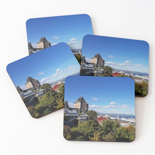 Item preview, View of St Lawrence River and Frontenac Castle, Quebec City designed and sold by icomeinpeace2.