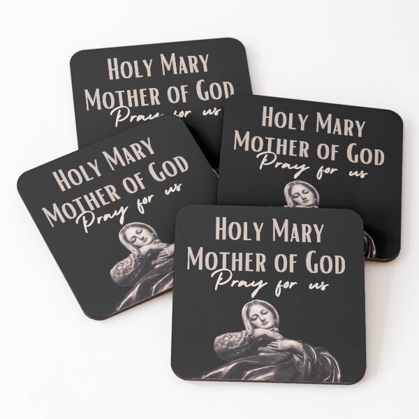 Item preview, Holy Mary Mother of God Pray for Us photo black background designed and sold by natalisdesign.