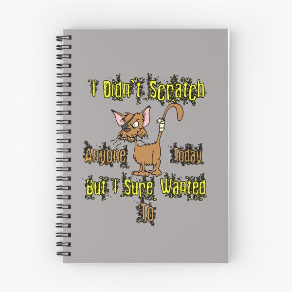 Item preview, I Didn't Scratch Anyone Today But I Sure Wanted To Mean Cat Design designed and sold by Angela Mello.