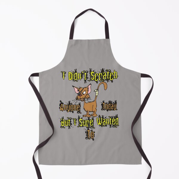 Item preview, I Didn't Scratch Anyone Today But I Sure Wanted To Mean Cat Design designed and sold by Angela Mello.