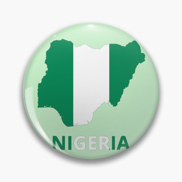Item preview, Nigerian Flag inside Map of Nigeria  designed and sold by mashmosh.