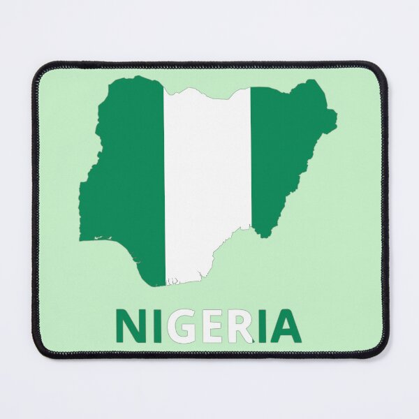 Item preview, Nigerian Flag inside Map of Nigeria designed and sold by mashmosh.