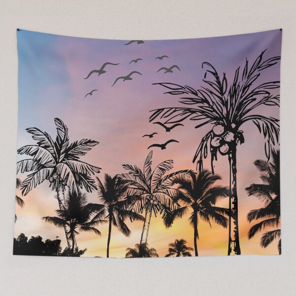 Item preview, Palm Trees at sunrise designed and sold by tomorrowsart.