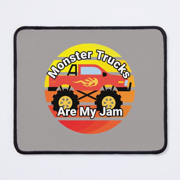 Item preview, Monster Trucks Are My Jam Big Truck Sunset Design designed and sold by Angela Mello.