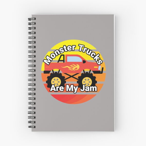 Item preview, Monster Trucks Are My Jam Big Truck Sunset Design designed and sold by Angela Mello.