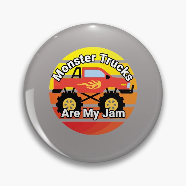 Item preview, Monster Trucks Are My Jam Big Truck Sunset Design designed and sold by Angela Mello.