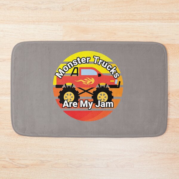 Item preview, Monster Trucks Are My Jam Big Truck Sunset Design designed and sold by Angela Mello.