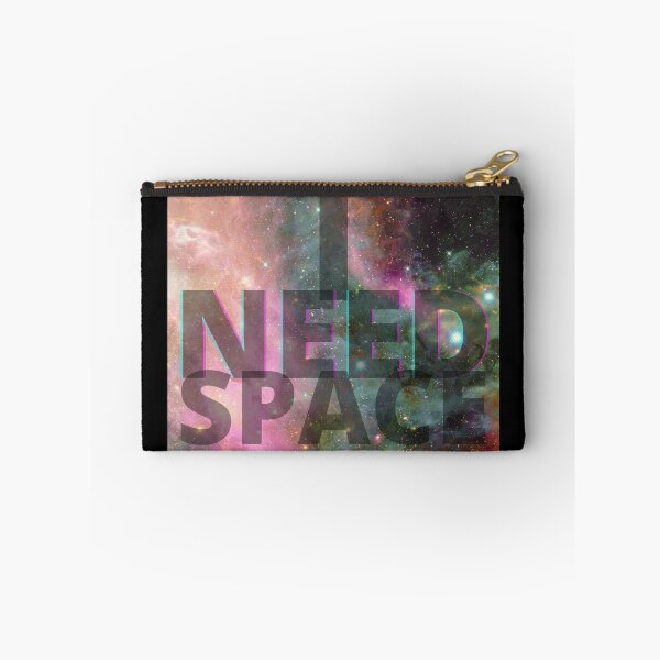 Item preview, I Need Space - Pink, Turquoise Galaxy designed and sold by Quirkdom.