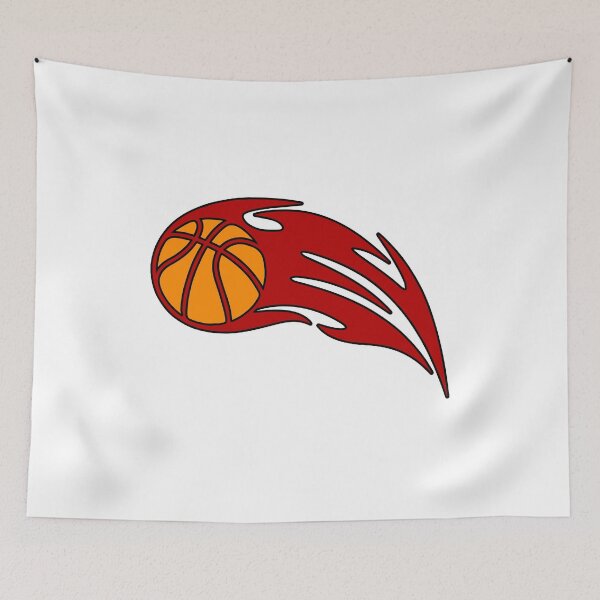 Item preview, Burning Basketball Illustration designed and sold by DZ-Merch.