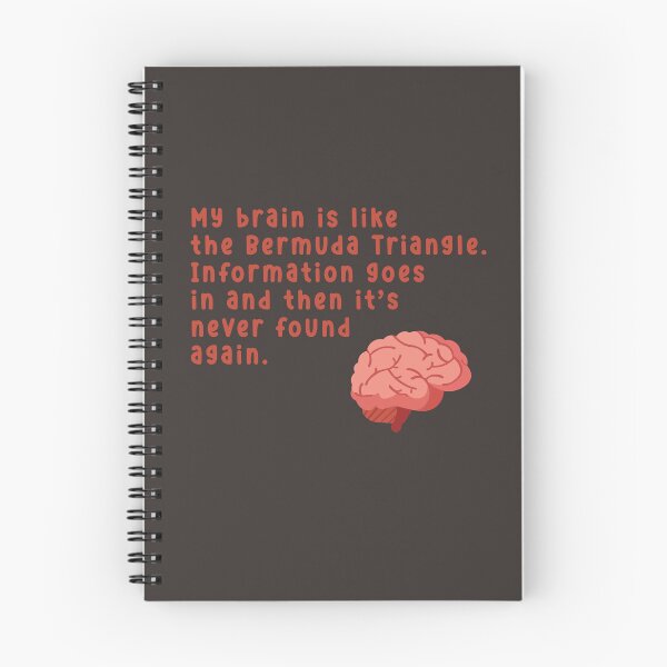 Item preview, My brain is like the Bermuda Triangle - Funny Shirt designed and sold by Remijuice.
