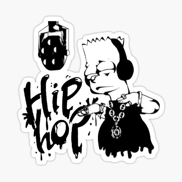 simson Sticker for Sale by DarkShop