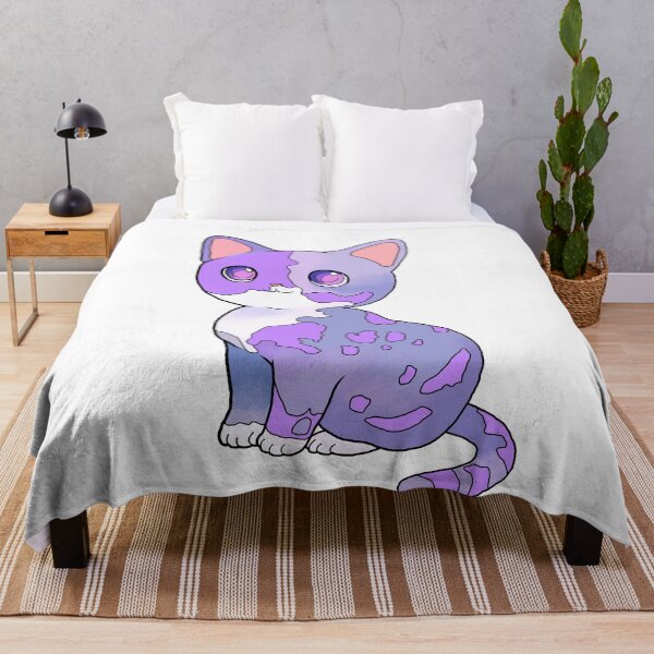 Item preview, Cartoon Cat, Spotted Cat, Cute Cat, Purple, designed and sold by Maculele.