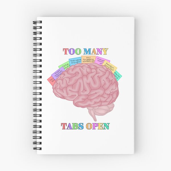 Item preview, Too Many Brain Tabs Open designed and sold by thecreatif.