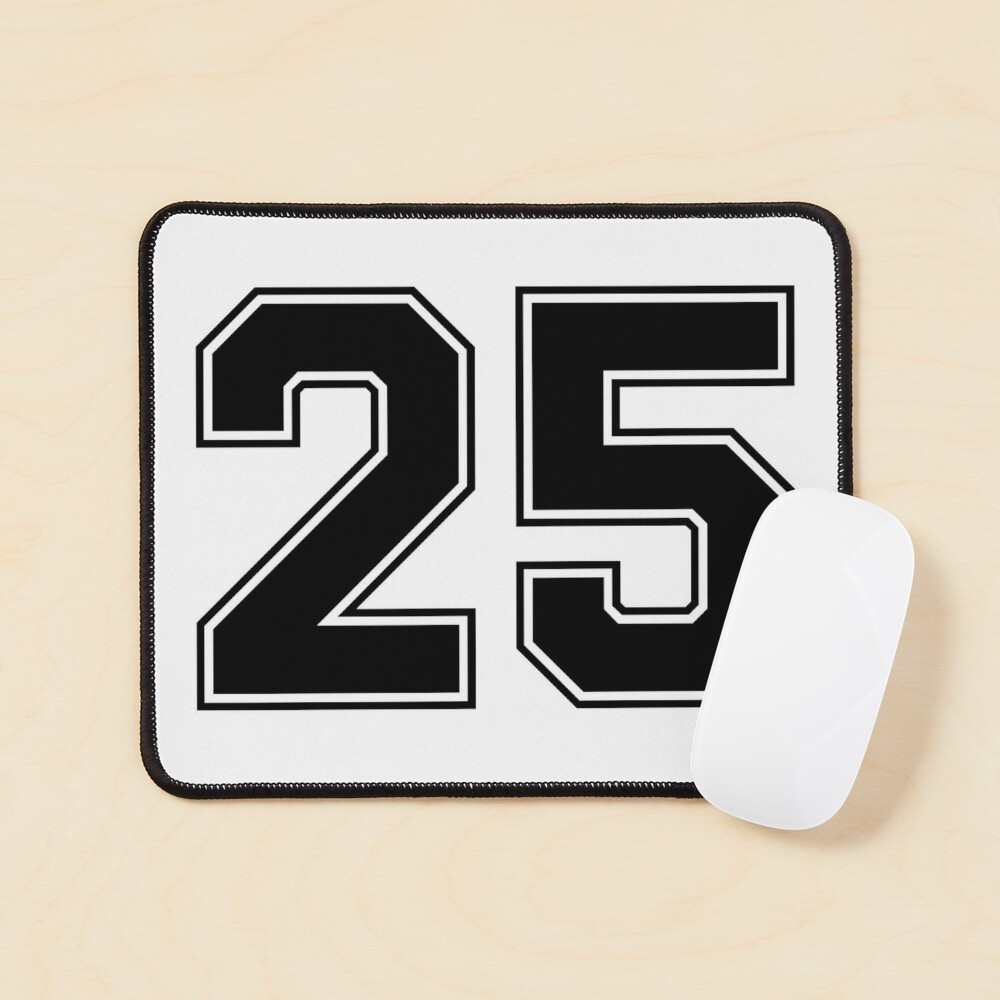 15 Classic Vintage Sport Jersey Number in Black Number on White Background  for American Football, Baseball or Basketball Stock Illustration -  Illustration of back, black: 140529786