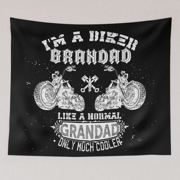 Item preview, I'M A BIKER GRANDAD   LIKE A NORMAL GRANDAD ONLY MUCH COOLER designed and sold by hichametta.