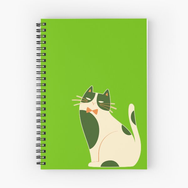 Artikelvorschau, Smoking-Katze, niedlich und lustig, bunt illustrierte Katze mit Fliege, nahtloses, sich wiederholendes Muster entworfen und verkauft von WonkaDunkaDunk.