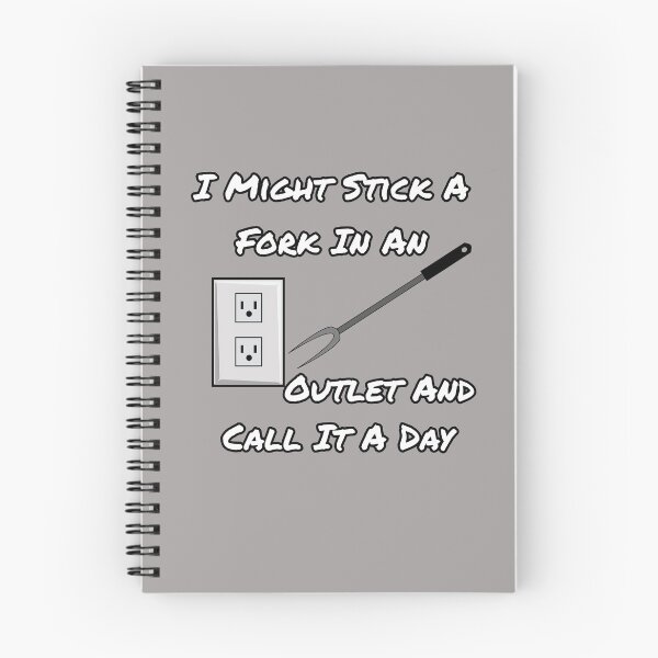 Item preview, I Might Stick A Fork In An Outlet And Call It A Day Design designed and sold by Angela Mello.