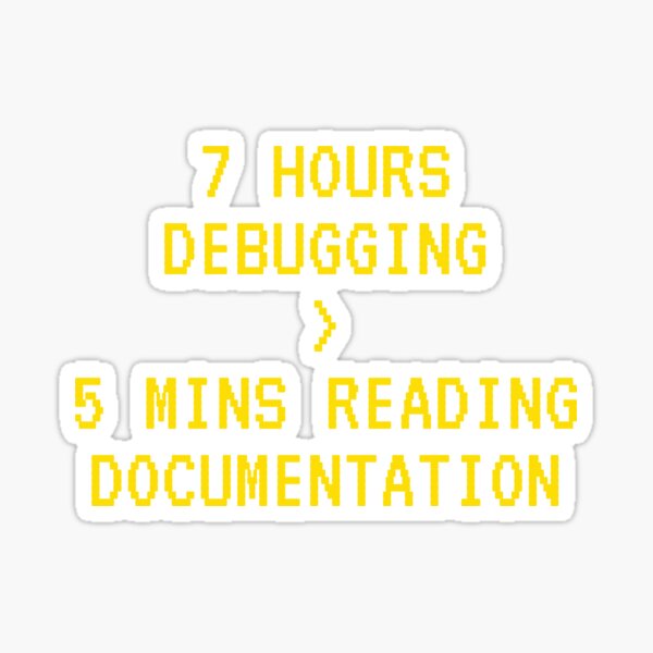 Aperçu de l'œuvre 7 heures de débogage > 5 minutes de lecture de la documentation créée et vendue par Kilvish.
