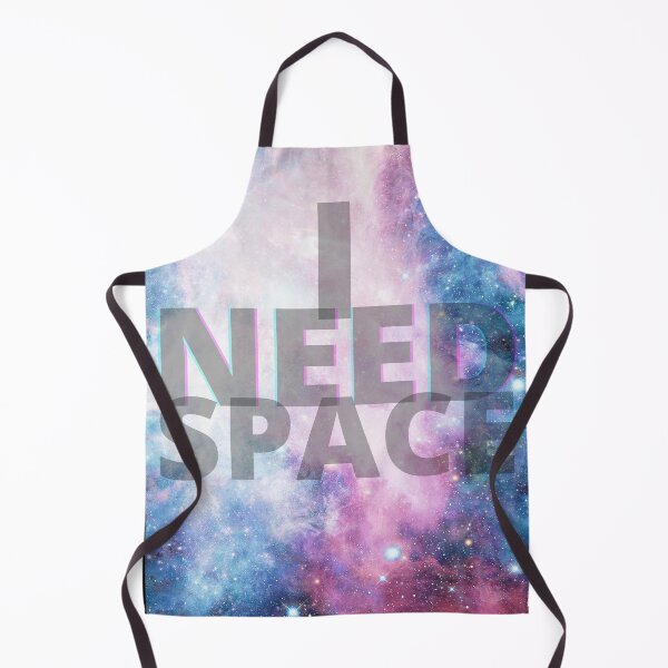 Item preview, I Need Space - Light Blue, Pink Galaxy designed and sold by Quirkdom.