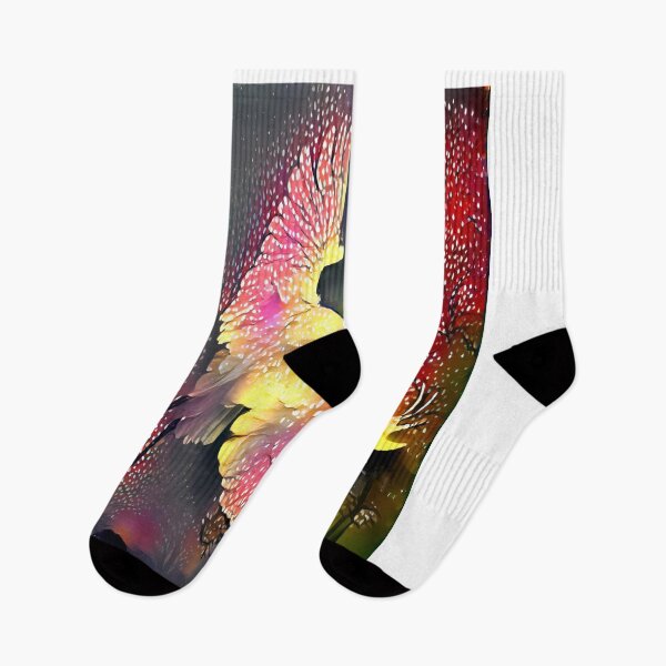Item preview, Flamingo on fire illustration premium design  designed and sold by truemoneyman.