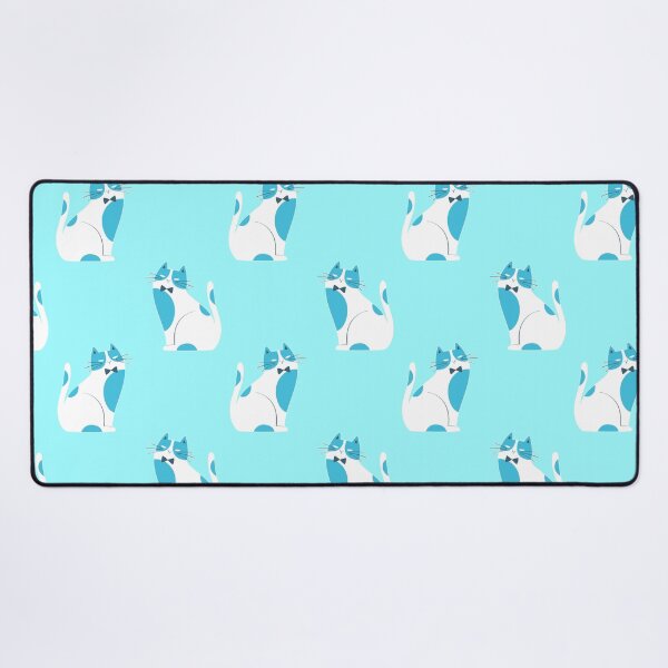 Item preview, Tuxedo Cat Cute and Funny Colorful Illustrated Cat with Bow Tie Seamless Repeating Pattern designed and sold by WonkaDunkaDunk.
