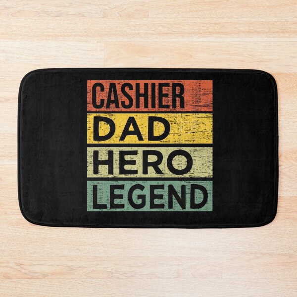 Item preview, Cashier, Dad, Hero, Legend Perfect Gift for Dad Hero Vintage designed and sold by nmichom.