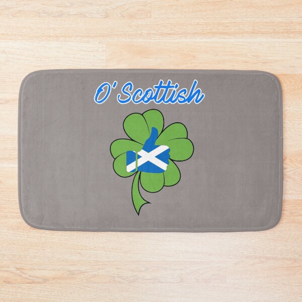 Item preview, O'Scottish Shamrock Scottish Flag Design designed and sold by Angela Mello.