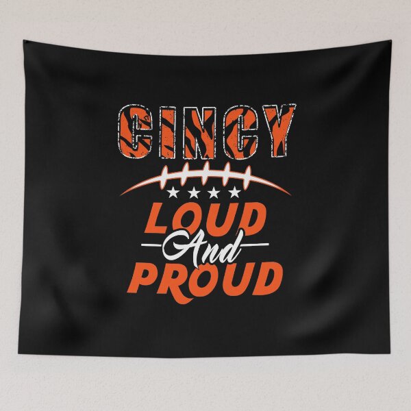 Item preview, Cincinnati Loud And Proud Football Fan - 2022 designed and sold by doiron3525.