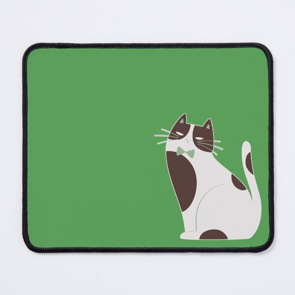 Item preview, Gato de esmoquin Gato ilustrado colorido lindo y divertido con pajarita Patrón repetitivo sin costuras designed and sold by WonkaDunkaDunk.